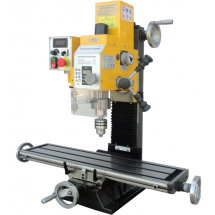DRILLING MILLING MACHINE 25 mm / MT3 variable speed + LCD FINE FEED